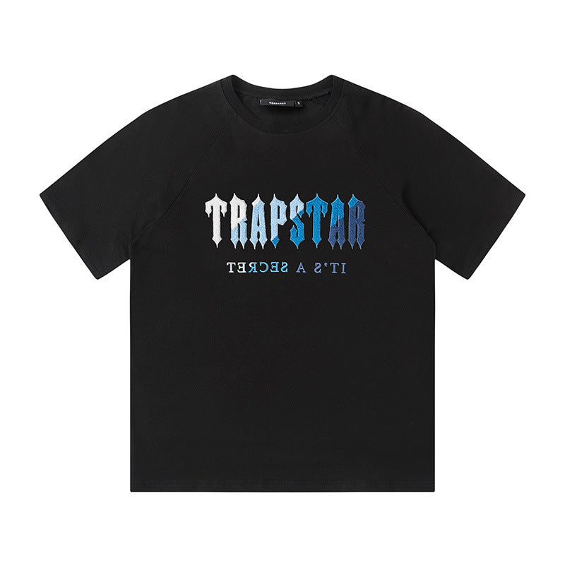 Trapstar Black Tiger Embroidered Hoodie and Pants Set