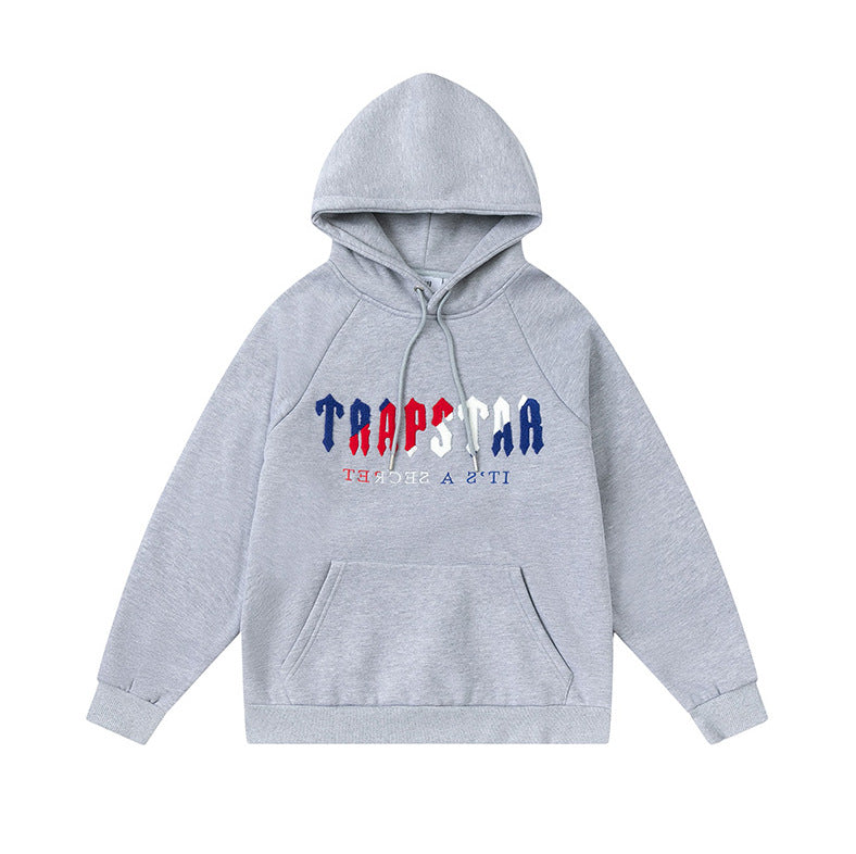 Trapstar Black Tiger Embroidered Hoodie and Pants Set
