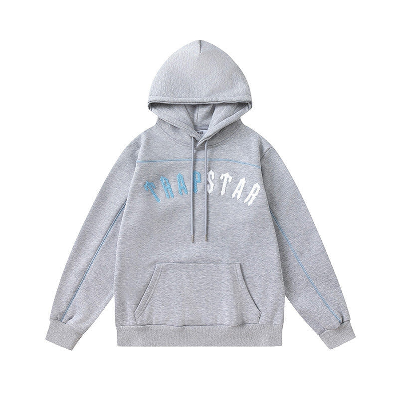 Trapstar Black Tiger Embroidered Hoodie and Pants Set