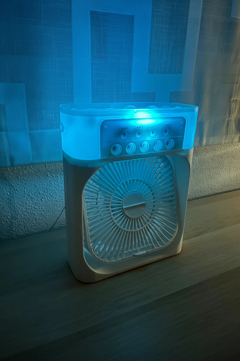 Ventilador Humidificador Portátil