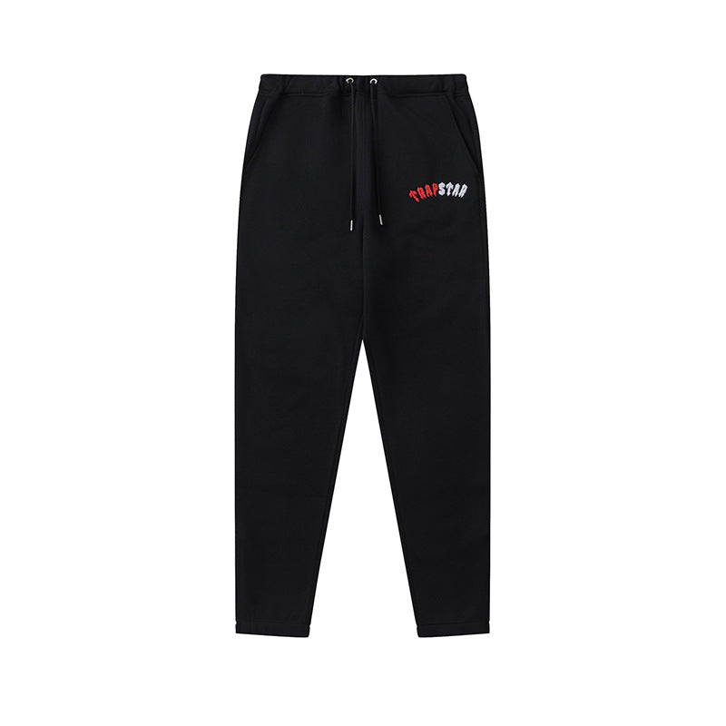 Trapstar Black Tiger Embroidered Hoodie and Pants Set