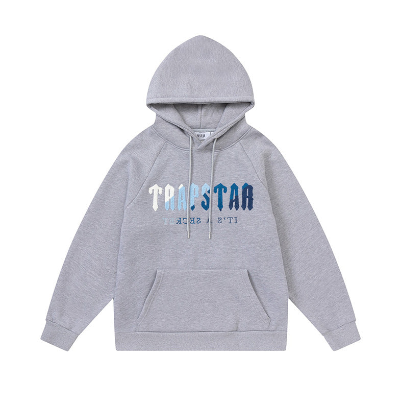 Trapstar Black Tiger Embroidered Hoodie and Pants Set