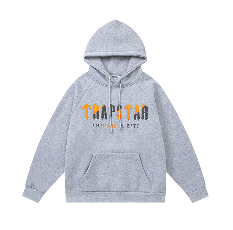Trapstar Black Tiger Embroidered Hoodie and Pants Set