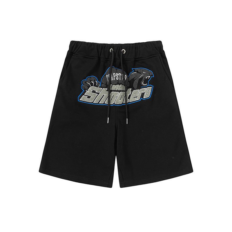 Trapstar Black Tiger Embroidered Hoodie and Pants Set
